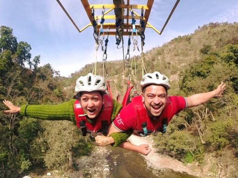 Flying Fox In Rishikesh